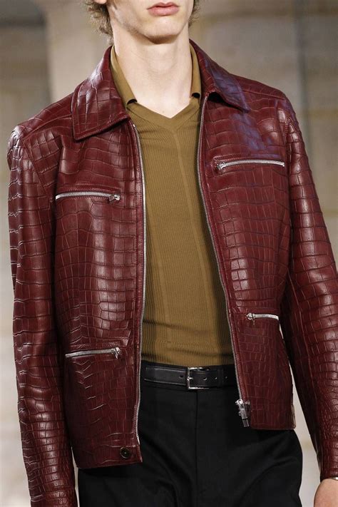 hermes mens wool coat|hermes leather jacket.